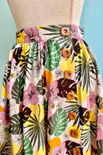 Benita Tropical 50's Skirt by Hell Bunny