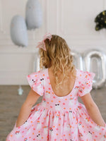 Kids Olivia Dress in Floral Ghosts