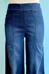 Petite 29" Pull On Tummy Control Wide Leg Jeans by 1822 Denim