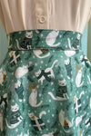 Holiday Cats Skater Skirt by Retrolicious