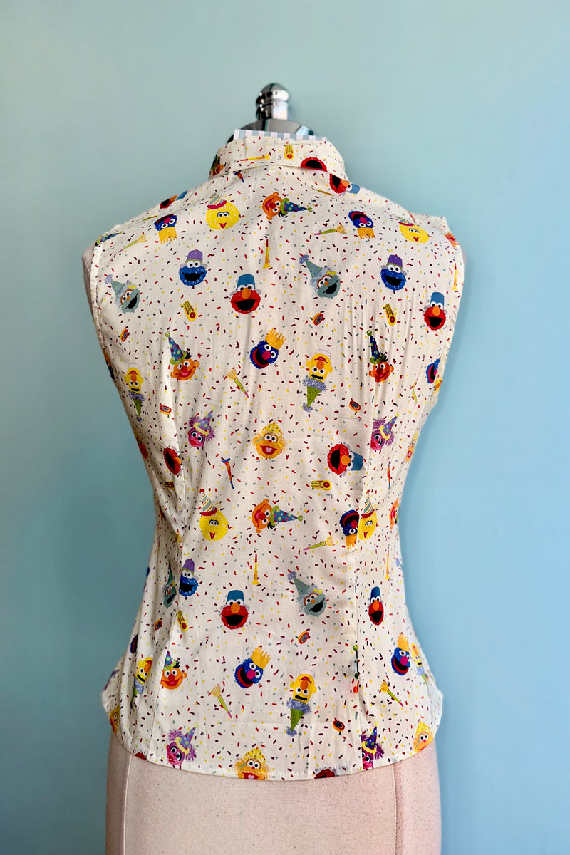Sesame Street Sleeveless Bow Top by Tulip B.