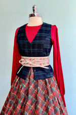 Holiday Plaid Doris Skirt by Retrolicious