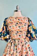 Happy Snails Vintage Dress by Retrolicious