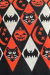 Argyle Halloween Long Cardigan Sweater