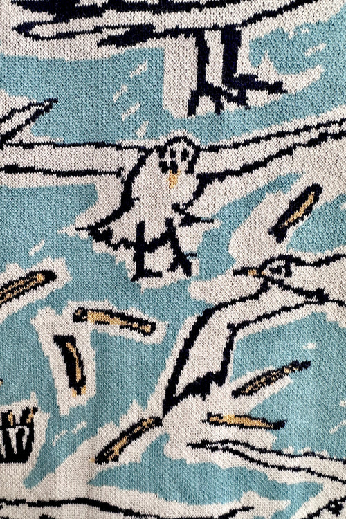 Teal Seagull Hilda Cardigan by Palava