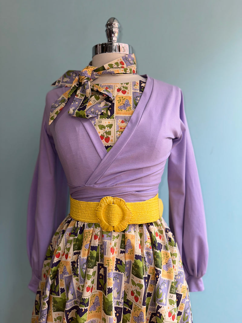 Spring Stamps Dress by Tulip B.