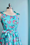 Teal Axolotl Bri Dress by Miss Lulo