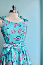 Teal Axolotl Bri Dress by Miss Lulo