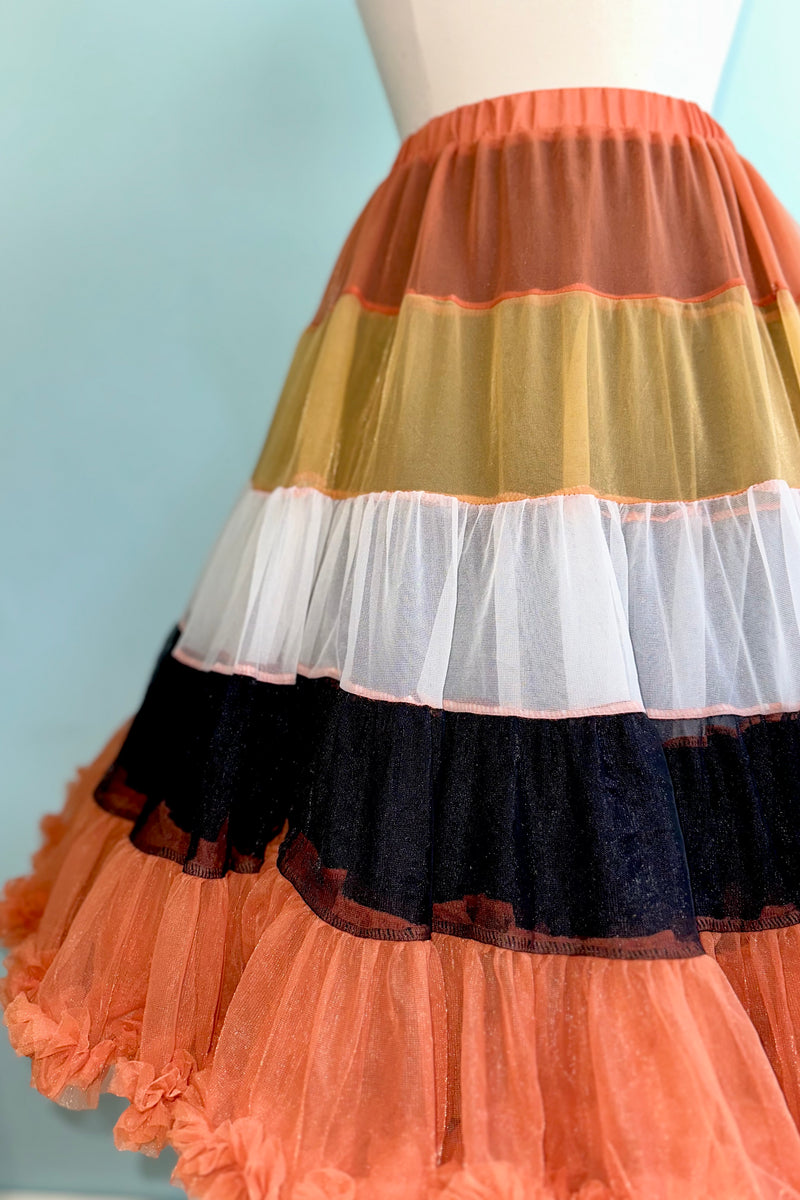 Candy Corn Tulle Petticoat