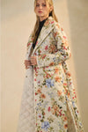 Ivory Floral Quilted Jacket