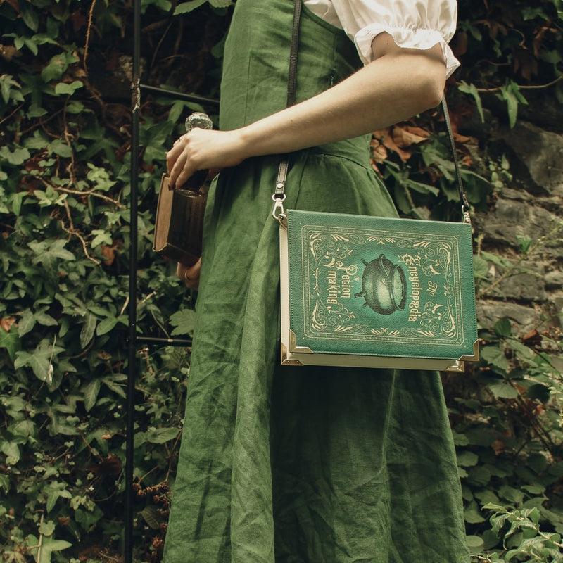 The Encyclopedia of Potion Making Book Crossbody Bag by Well Read Co.