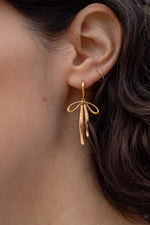 Hoop Bad to the Bow Earrings by Peter and June