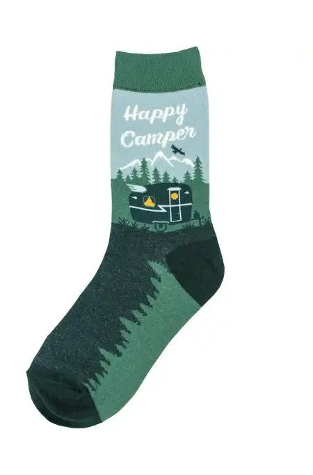 Happy Camper Women's Ankle Socks by Foot Traffic