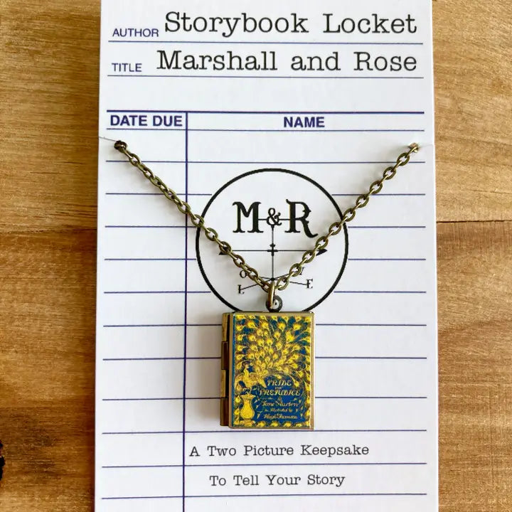 Pride and Prejudice Book Locket Necklace by Marshall and Rose