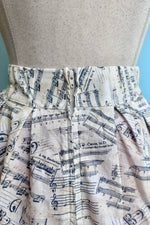 Music Notes Doris Skirt by Retrolicious