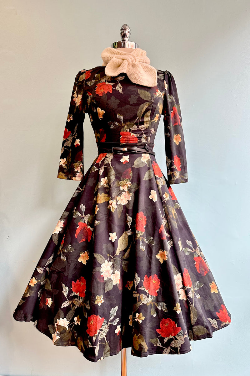 Leia Floral Dress by Hearts & Roses London