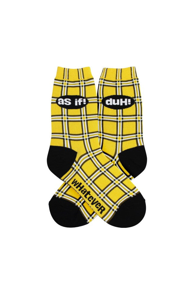 Clueless "As If!" Women's Ankle Socks by Foot Traffic