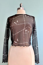 Final Sale Stitches Mesh Top by Hell Bunny