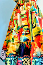 Village Sunrise Frill Front Dress by Love Your Look London
