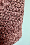 Brown Knit Sweet Sweater by Heart of Haute