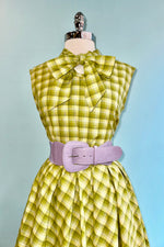 Green Plaid Doris Skirt by Retrolicious