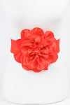 Satin Flower Stretch Belt in Multiple Colors!