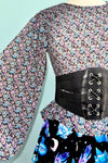Floral Smocked Peplum Blouse by Molly Bracken
