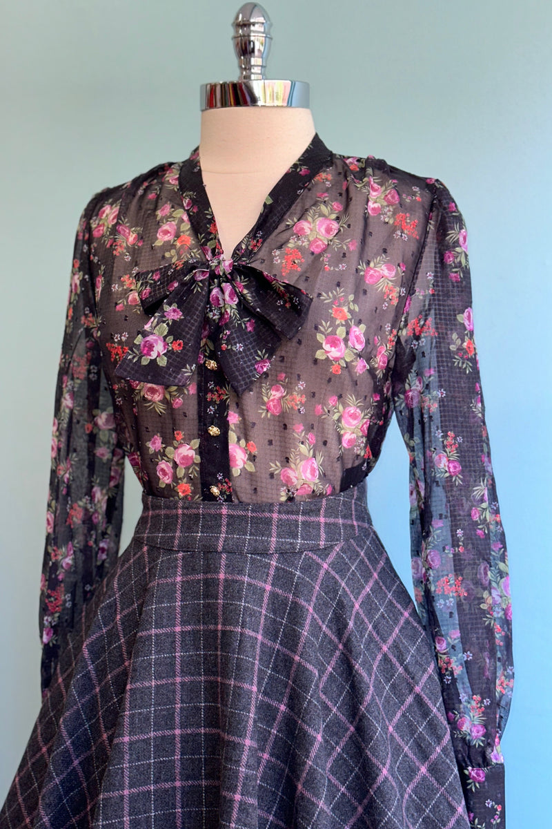 Rosa Bouquet Floral Blouse by Banned