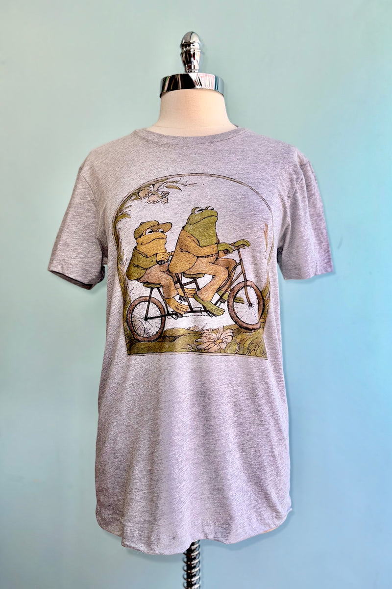 Frog and Toad T-Shirt in Grey