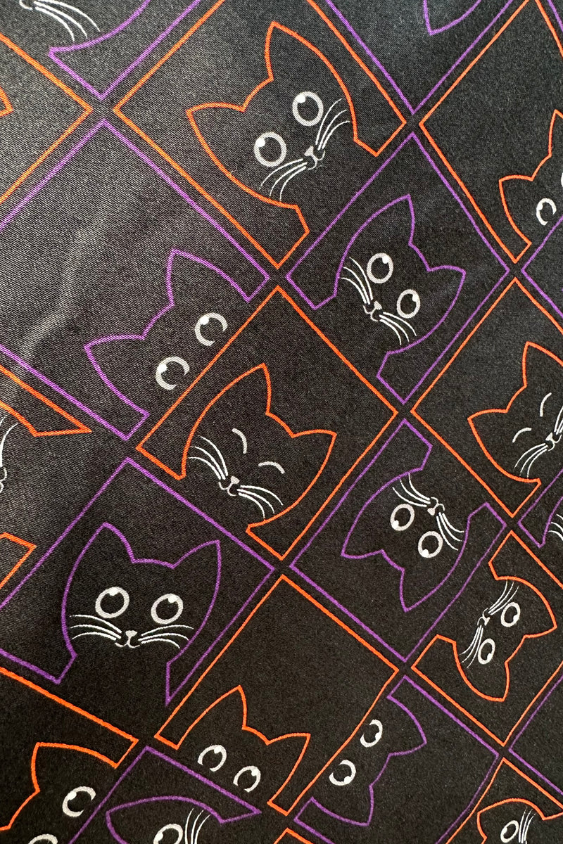 Kitty Cat Black Skirt by Banned