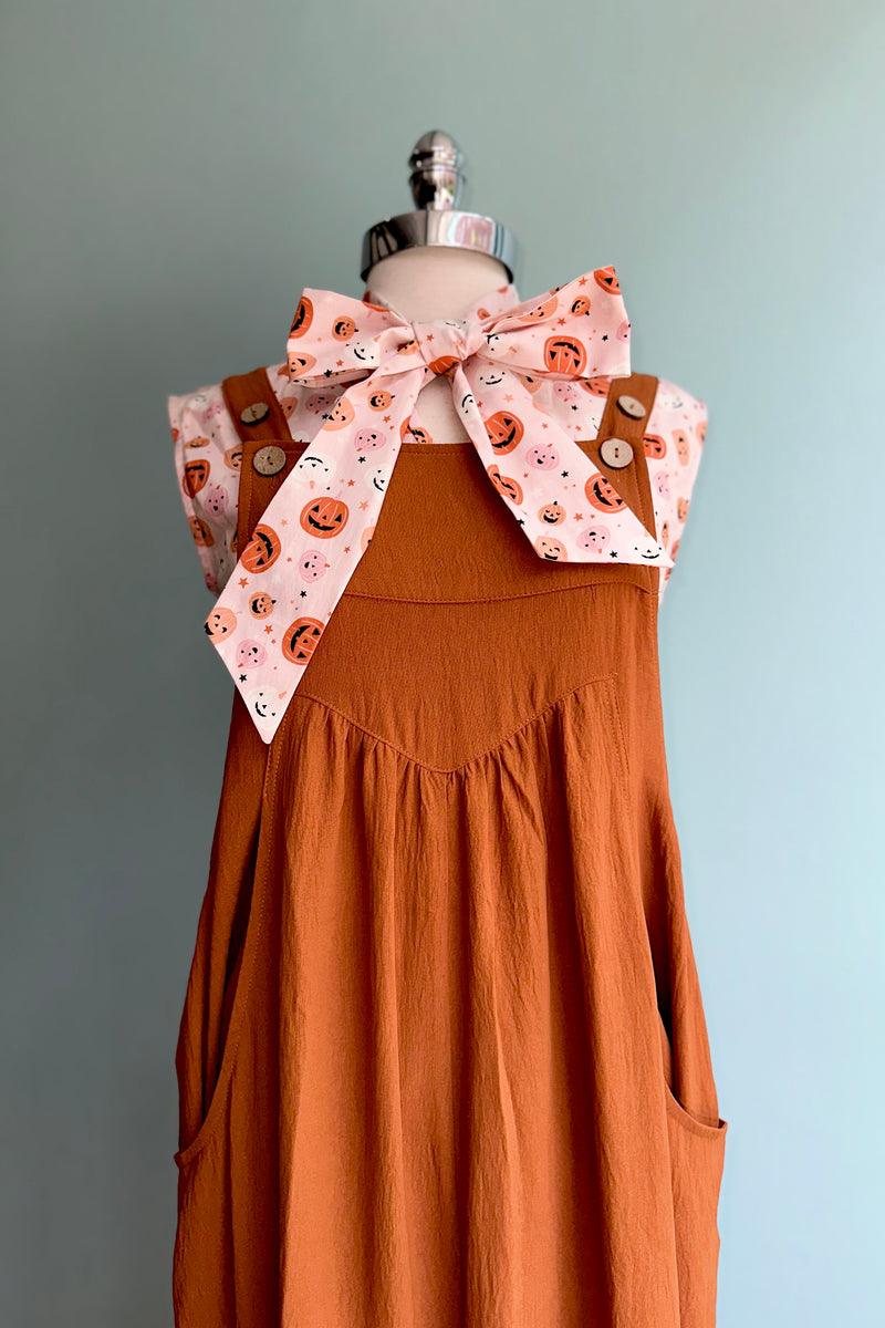 Toffee Wide Leg Jumpsuit