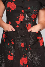 Spinners Web Liza Dress by Collectif