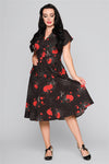 Spinners Web Liza Dress by Collectif