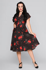 Spinners Web Liza Dress by Collectif
