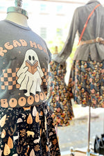 Read More Boooooks Ghost T-Shirt in Grey