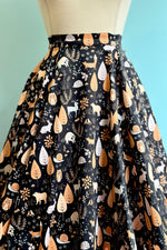 Winter Forest Friends Full Skirt by Eva Rose