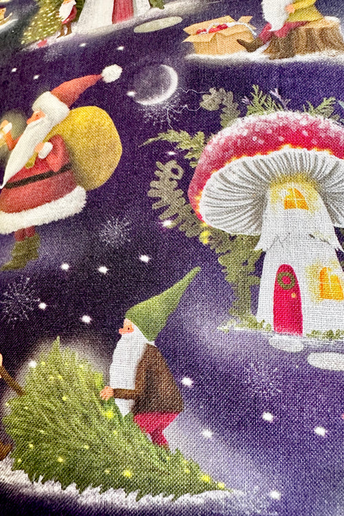 Holiday Gnomes Midi Dress by Retrolicious