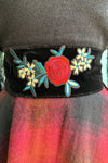 Velvet Embroidered Wrap Belt in Multiple Colors