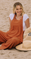 Toffee Wide Leg Jumpsuit