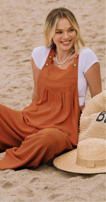 Toffee Wide Leg Jumpsuit