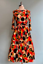 Mid Century Geometrics Aria Dress by Miss Lulo