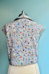 Beatrix Potter Button Down Crop Top by Tulip B.