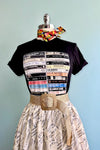 New Wave Cassette T-Shirt in Black