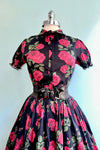 Lilly Roses Blouse in Black by Banned