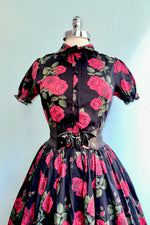 Lilly Roses Blouse in Black by Banned