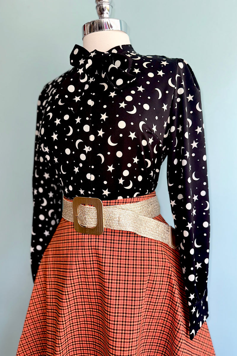 Moon and Stars Blouse in Black by Banned