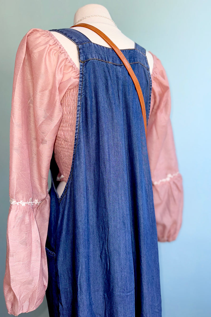 Chambray Overalls Jumpsuit