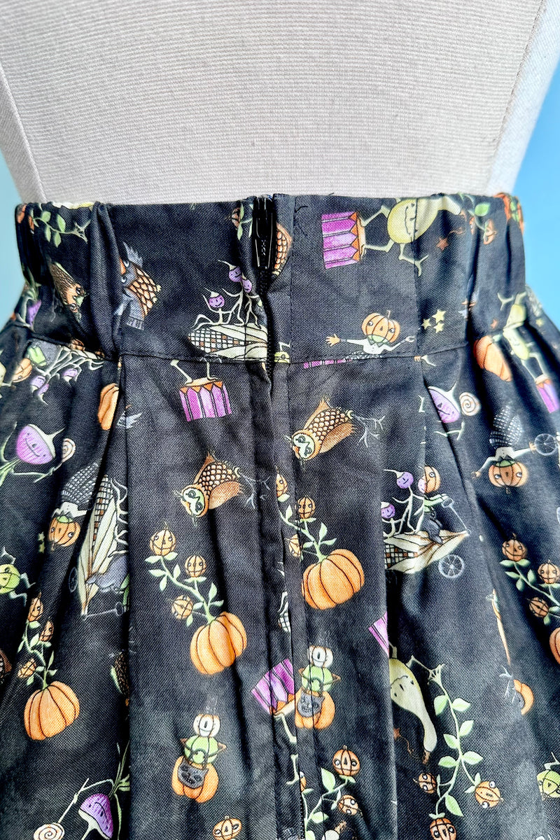 Squash Doris Skirt in Green by Retrolicious