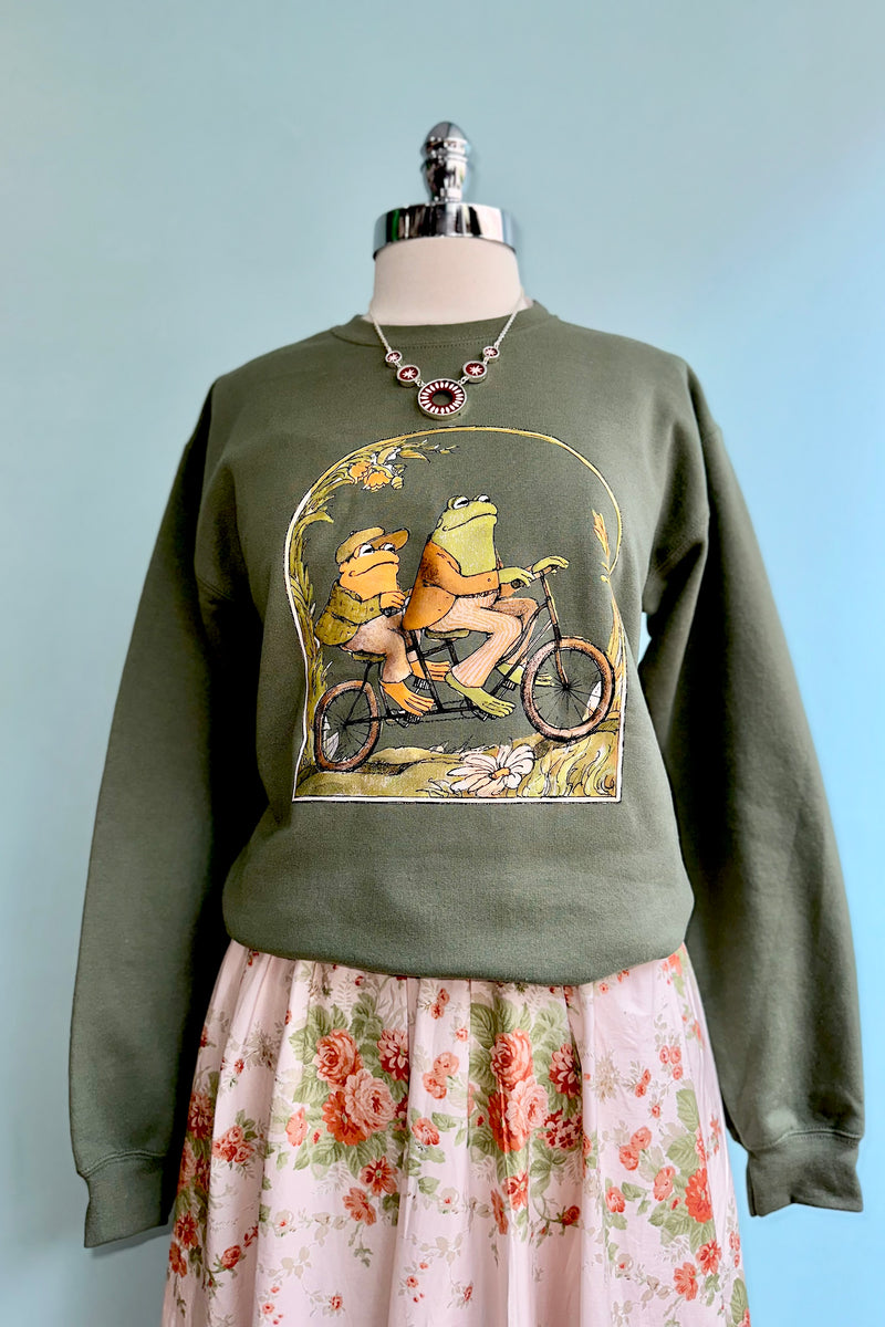 Frog and Toad Sweatshirt in Green