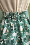 Holiday Cats Skater Skirt by Retrolicious